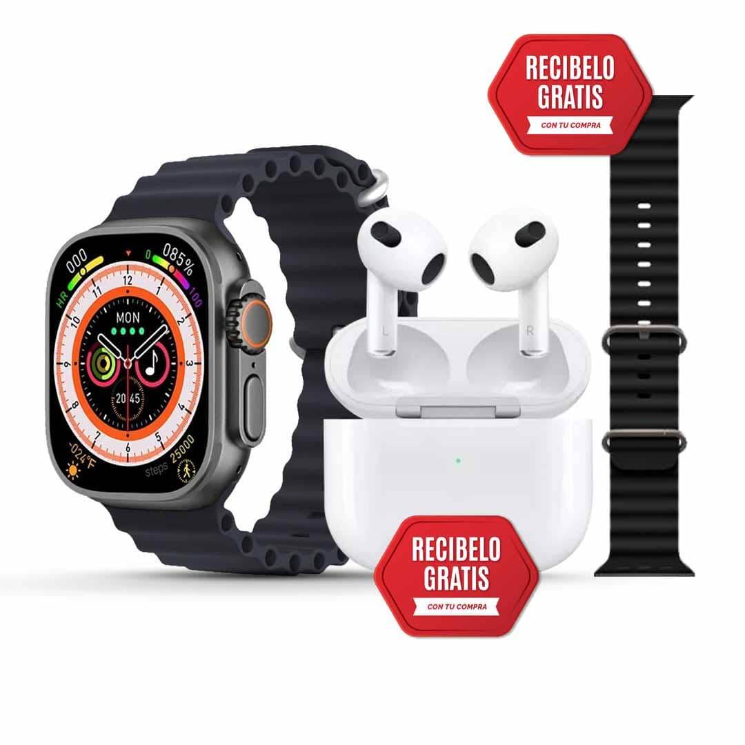 SmartWatch 9 ULTRA unisex + Accesorios